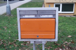 Photo of a Czech post box